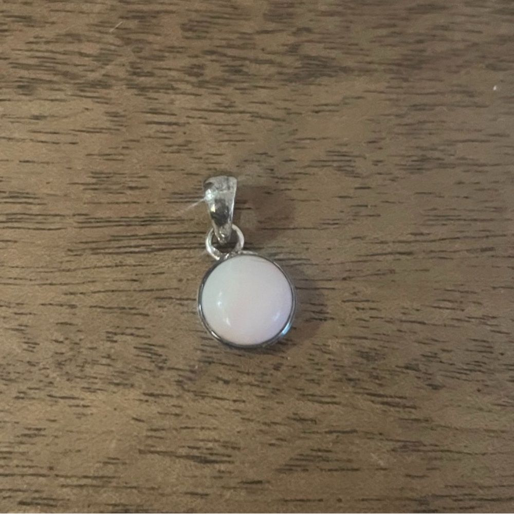 Chic Silver and Pink Pendant